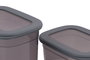 Hermia Set de 24 Cajas de Almacenaje Antracita